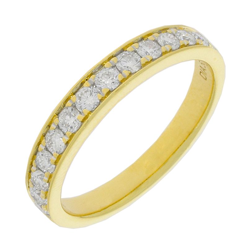 18ct Yellow Gold Diamond Half Eternity Ring – Gibneys Jewellers St Helens